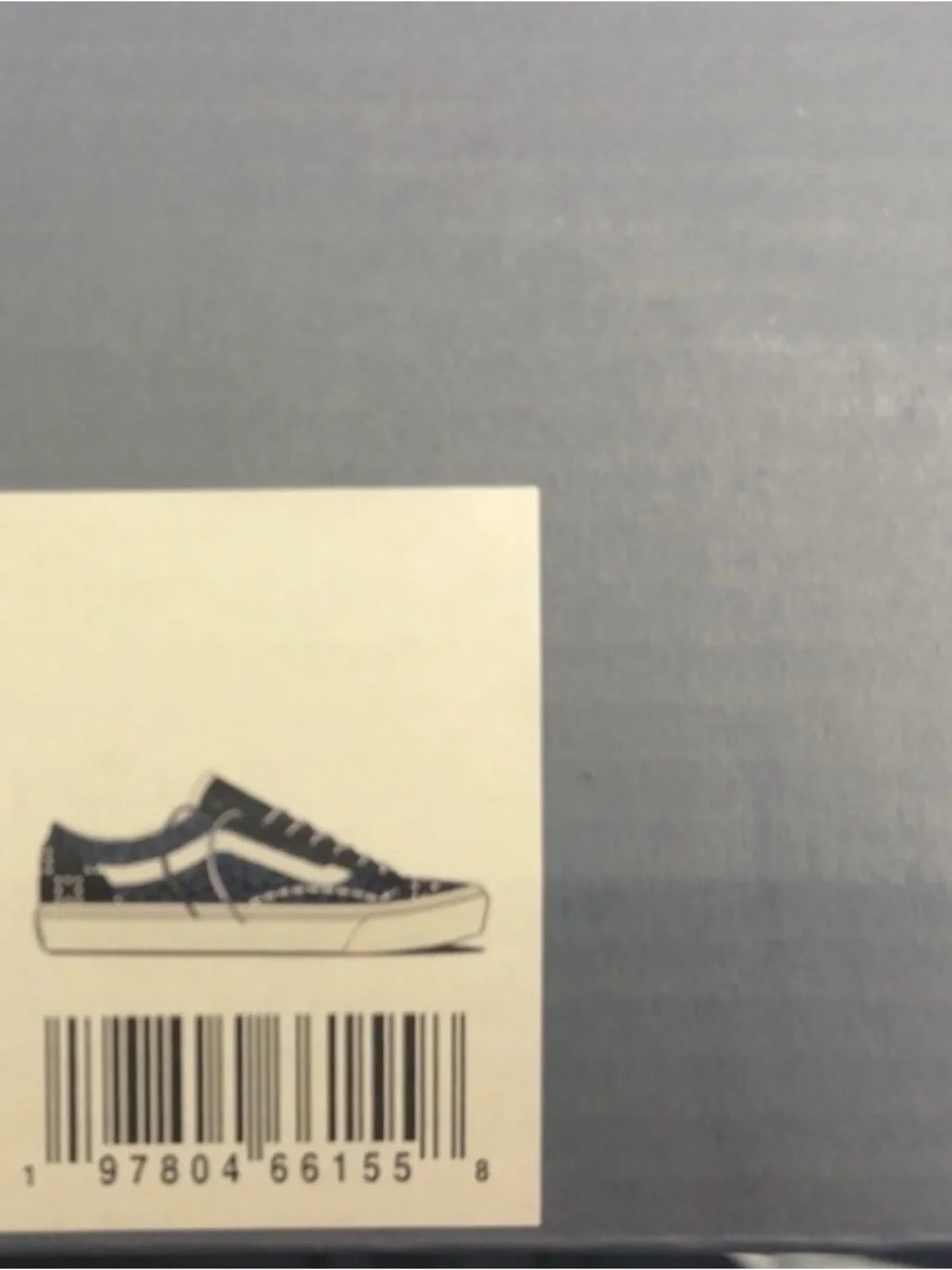 VANS CHEETAH PRINT SNEAKERS Navy & White Knit Low-Top Sneakers